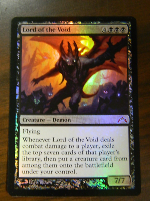 MTG Gate Crash Foil Mythic Rare Lord Of The Void Excellent - NM | eBay
