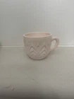 Vintage Jeannette Shell Pink Milk Glass Cup