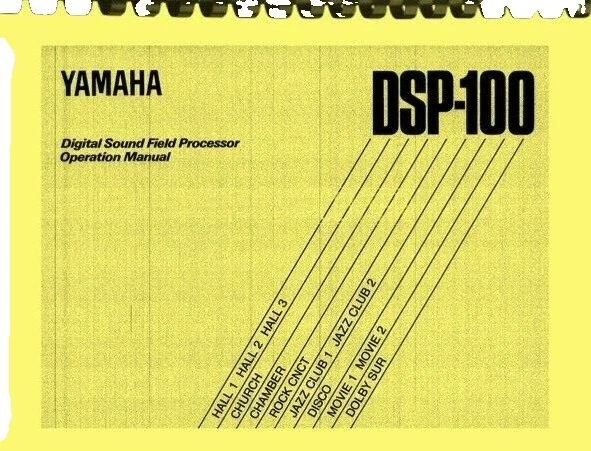 Yamaha TV, video y audio para el Hogar manuales