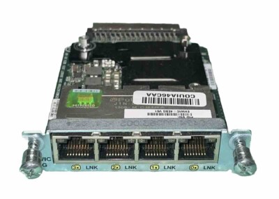 Cisco EHWIC-4ESG 4-Port Gigabit Ethernet Enhanced High-Speed WAN Interface Karte