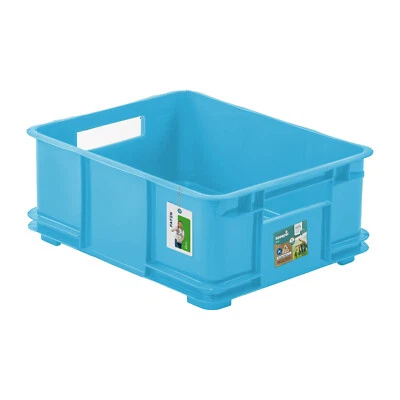 Boîte conteneur boîte empilable PAFEN bleu 20L Eco Eurobox boîte empilable tr... - Photo 1/4