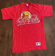 VTG 80  S ST LOUIS CARDINALS BASEBALL T SHIRT MLB YOUTH LARGE