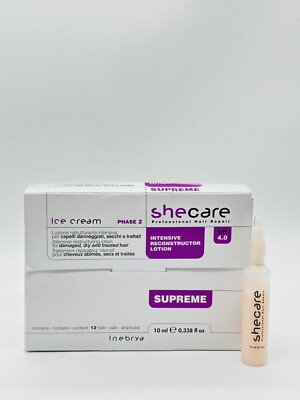 Inebrya Shecare Intensive Reconstructor Lotion 11x10ml -OPEN Box-SALE