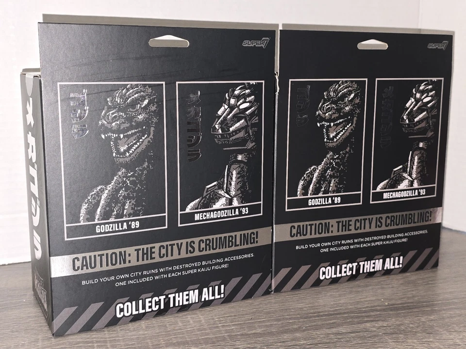 Super 7 Godzilla ‘89 & Mechagodzilla ‘93 Super Kaiju Set of 2 Exclusive In Hand! - Image 3 of 4