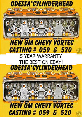 NEW EQ GM CHEVY 305 VORTEC #520 #059 CYLINDER HEAD 95-2002 (NEW VALVES &  SPRINGS