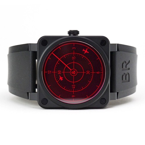 Bell \u0026 Ross BR03-92 Red Radar Ceramic 