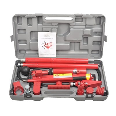 10 Ton Porta Power Hydraulic Jack Body Frame Repair Kit Car Auto