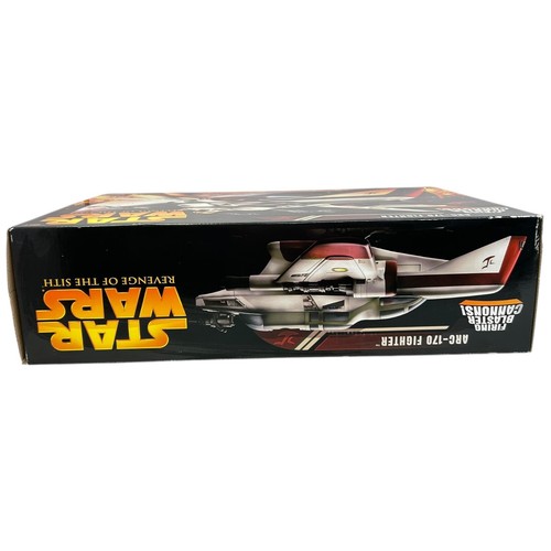Star Wars Revenge Of The Sith ARC-170 Fighter Vehicle 2005 Hasbro New Sealed - Imagen 5 de 6