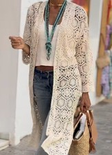Zara : Light Beige Lace Kimono : 8101/601 : Uk Buyers_get It Faster!!