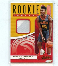 Bruno Fernando 2019-20 Panini Absolute Rookie Threads Jersey Relic #RT-BFN