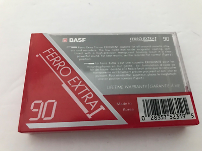 Electro Vintage Pack De 5 Cassettes Audio Vierges Neuves Emtec Basf Ferro Extra Fei