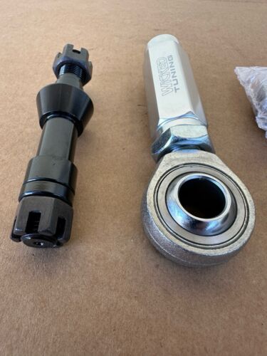 S2000 FRONT OUTER TIE ROD END SPHERICAL POLISHED HONDA 2000-2009 AP1 AP2 WICKED - Picture 3 of 14