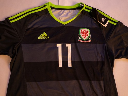 2016 Adidas Wales Away Gareth Bale Jersey Shirt Size Medium BNWT - Picture 4 of 13