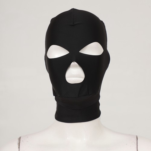 Adult Headgear Elastic Balaclava Hoods Cosplay Motorcycle Helmet Lined Black - Picture 19 of 47