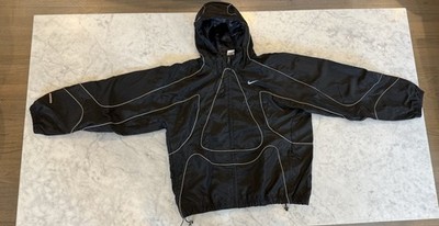 Corteiz x Nike NRG Onyx Black Track Jacket Size L Brand New