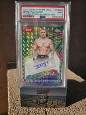 2025 Topps Chrome UFC Future Stars Autographs Sergei Pavlovich #FSA-SP PSA 9