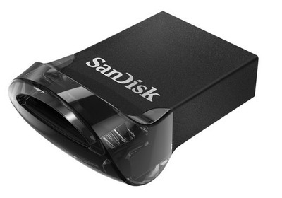 SANDISK Ultra  Fit USB Flash-Laufwerk, 64 GB, 300 MB/s, Schwarz