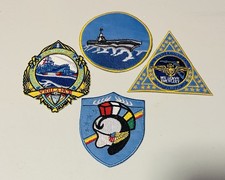 US Military Navy TOP GUN Embroidered Patches Lot of 4 unused Costume-Fast Ship