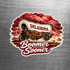 Oklahoma "Boomer Sooner" Custom Sticker