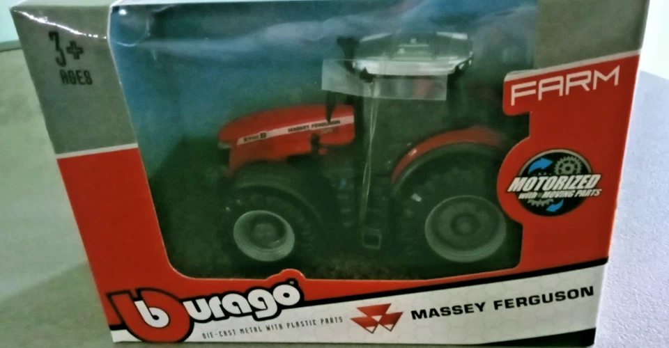 Burago 1:50 - Trattore Massey ferguson 8740S - Immagine 2 di 4
