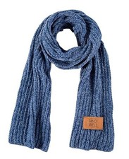 Scarf for Women Winter - Chunky Scarf Oversized Chenille,Soft Long Denim Blue