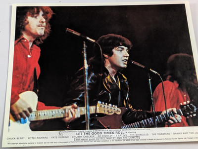 Let The Good Times Roll 1973 Cinema Card 10'' x 8''