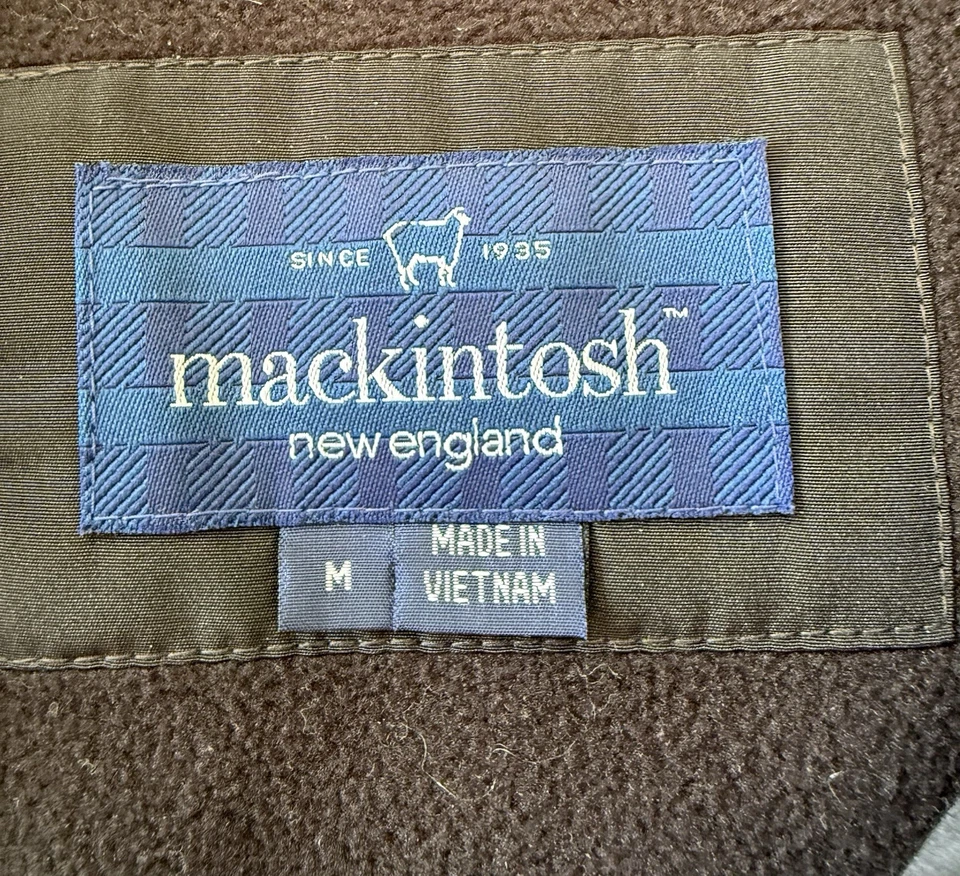 Abrigo negro Mackintosh New England talla M con forro polar extraíble y capucha Foto 3 de 4