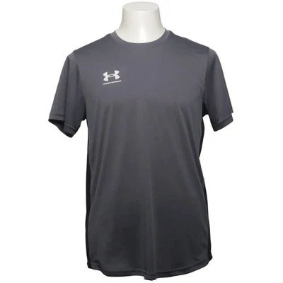 Under Armour, T-shirt, Taille : L, Gris/Noir, Autre, Homme #Pnz - Photo 1/4