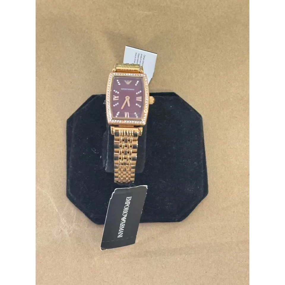 Reloj para mujer Emporio Armani AR11488 con esfera de cristales morados Foto 2 de 4