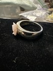 Vintage Sterling Signed WK Whitney Kelly Carve Rose Flower MOP Ring Band Size 9 — photo 4