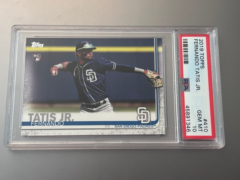 2019 Topps Fernando Tatis Jr. San Diego Padres RC Rookie #410 PSA 10 GEM MINT