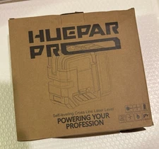 Huepar Pro Green Cross Line Laser Level, Rechargeable, 360° Bracket 