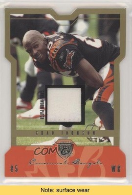 2004 Skybox LE Gold Patch 36/50 Chad Johnson #25 Patch READ fm0