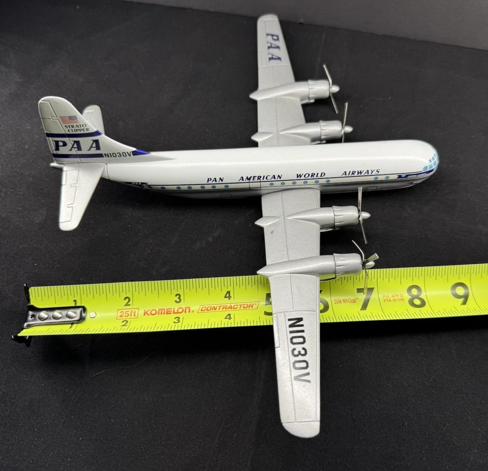 Vintage Corgi Pan American World Airways B-377 Stratocruiser Metal Airplane PAA - Image 4 of 4