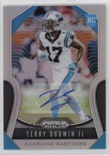 2019 Panini Prizm Rookies Silver Prizm Auto Terry Godwin II #393 Auto 15w6