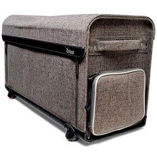 Cricut Craft Tote Grey Tweed Travel Storage Case No Handle Or Wheels 