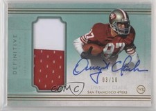 2015 Topps Definitive Collection Blue 3/10 Dwight Clark #DAP-DC Patch Auto g4i