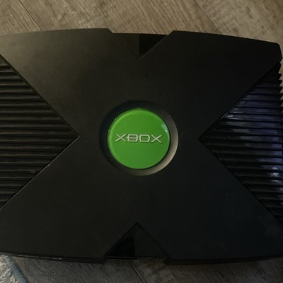 Microsoft Xbox Console with Controllers, Cables & Xbox Games