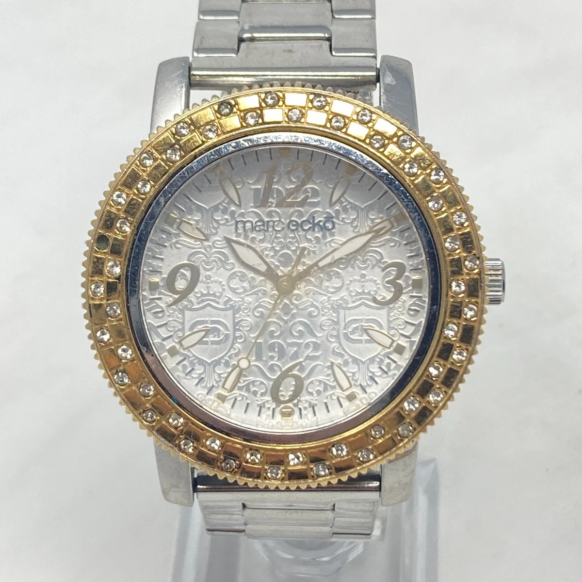 Ecko Unlimited Pink Watch with Crystal Accents Citizen Eco-Drive POV Pink Gold Tone Stainless Steel Womens  main image 2