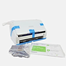NEW Epson DS-530 II Color Duplex Document Scanner-White w/ Power Supply