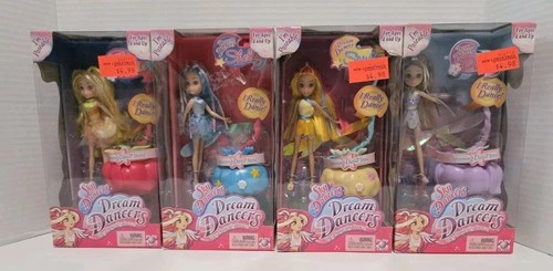 Sky Dancers Dream Dancers Lot Of 4 Poseable Jakk's Pacific 2006 New Sealed