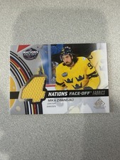 2025-26 SP Game Used 4 Nations Face-Off Fabrics Jersey Mika Zibanejad #4N-MZ