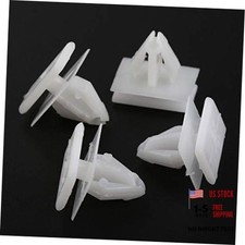 15PCS Rocker Panel Moulding Rivets, White Nylon Moulding Clips, Side Skirt