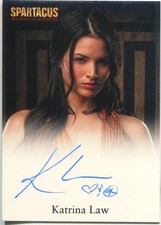 2009 Rittenhouse Spartacus Blood And Sand Katrina Law  as Mira Autograph