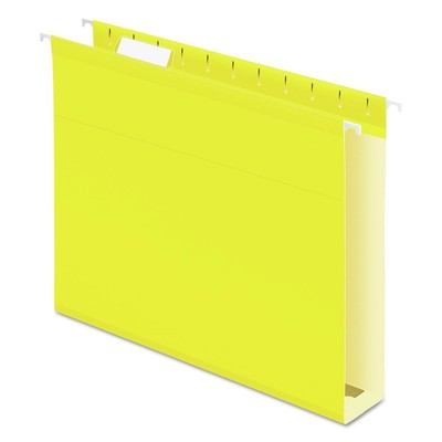 Pendaflex 4152X2YEL 1/5-Cut Tabs 2 in. cap. Hanging File Folder - YL (25/BX) New