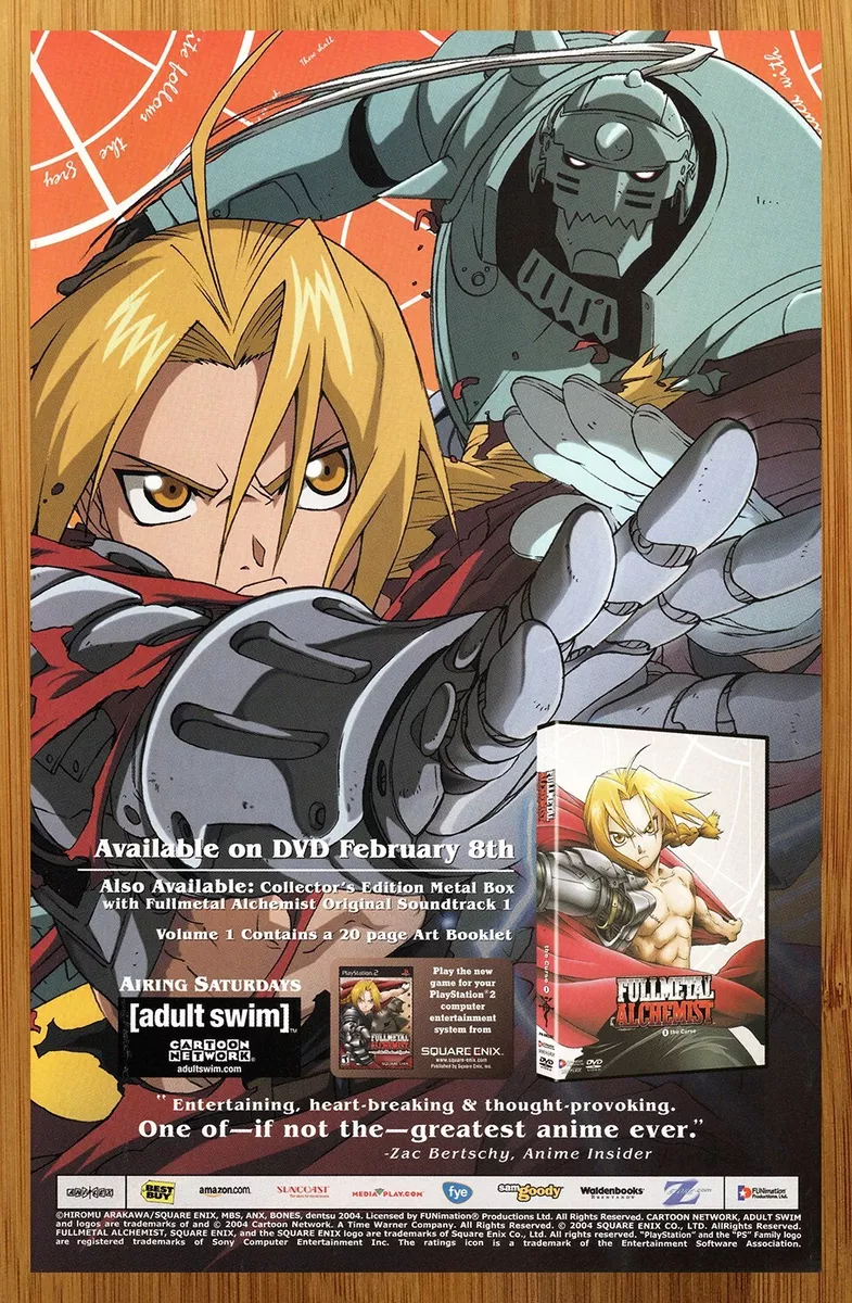 Fullmetal Alchemist: Brotherhood Poster Official Art