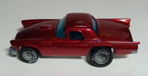 1983 Hot Wheels Real Riders '57 Ford T-Bird rot grau Nabe Goodyear Gummi