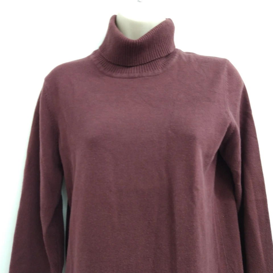 Suéter Van Heusen Mujer Pequeño Rojo Manga Larga Preppy Damas Informal Foto 2 de 4