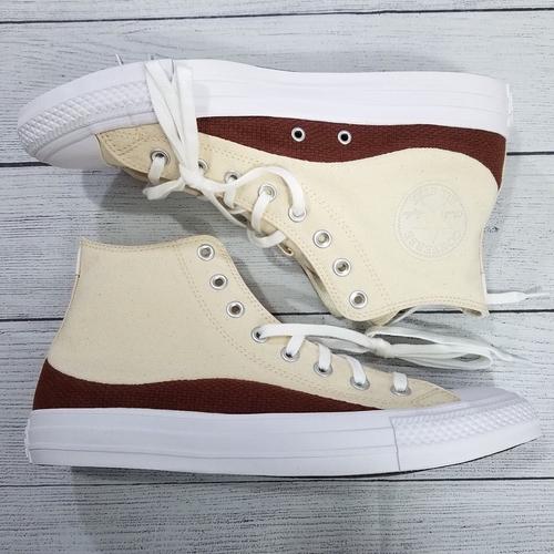 Converse Chuck Taylor All Star Craft Mix High Top Canvas Sneaker Mens sz 10 - Picture 2 of 8