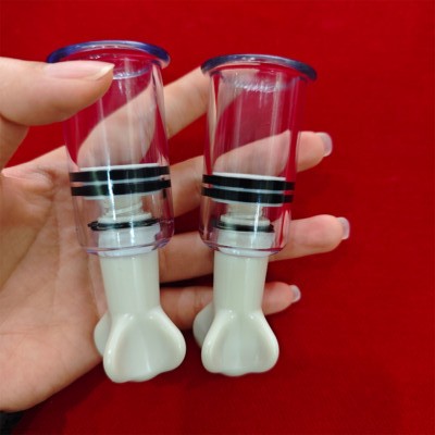 Twist Vacuum Sucking Nipple Sucker 2* Cupping Sucker Breast No Pump Enhancer SM